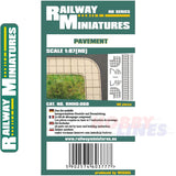 PAVEMENT kit HO 1:87 Vessel RAILWAY MINIATURES 060