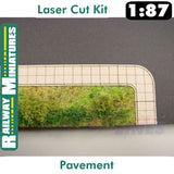 PAVEMENT kit HO 1:87 Vessel RAILWAY MINIATURES 060