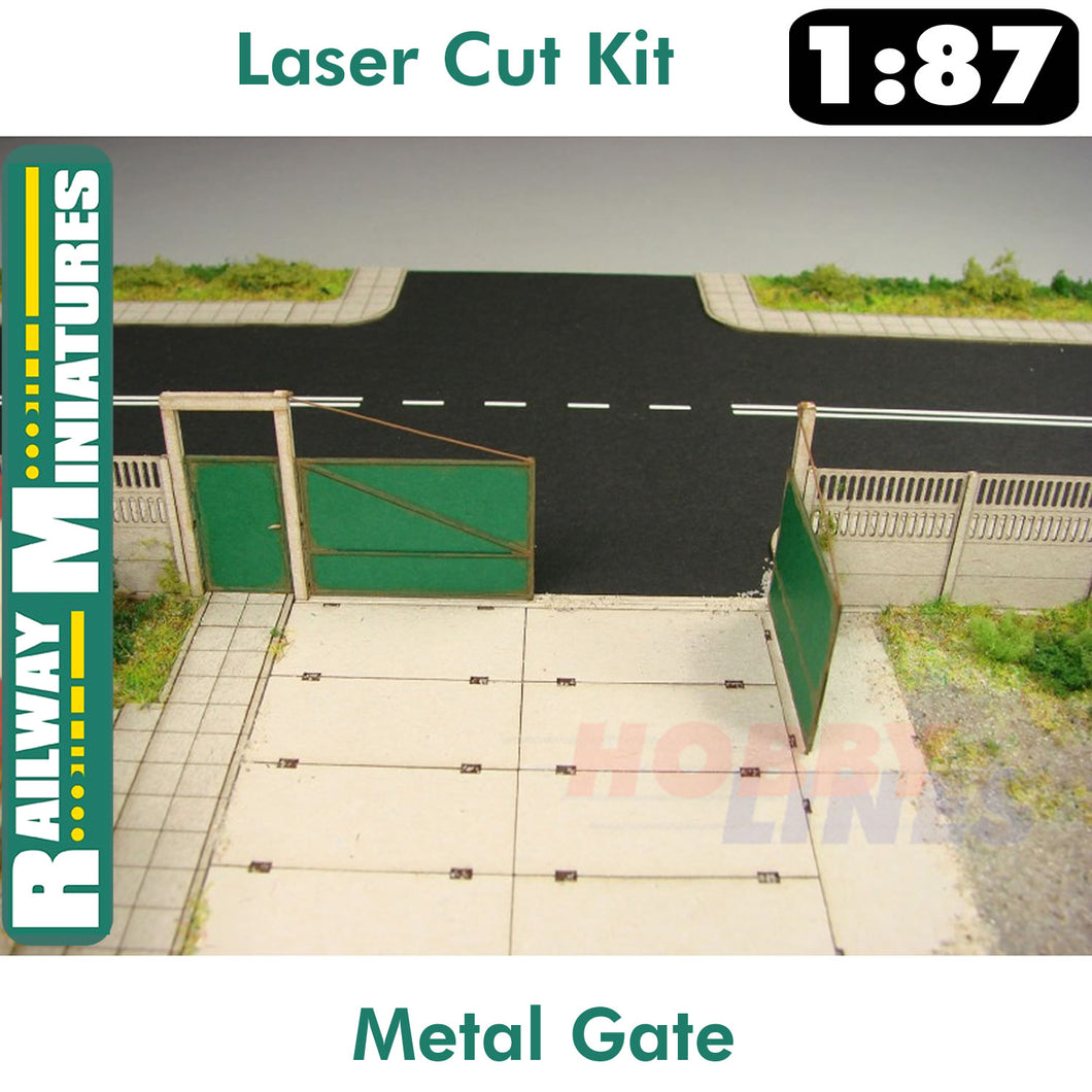 METAL GATE kit HO 1:87 Vessel RAILWAY MINIATURES 062