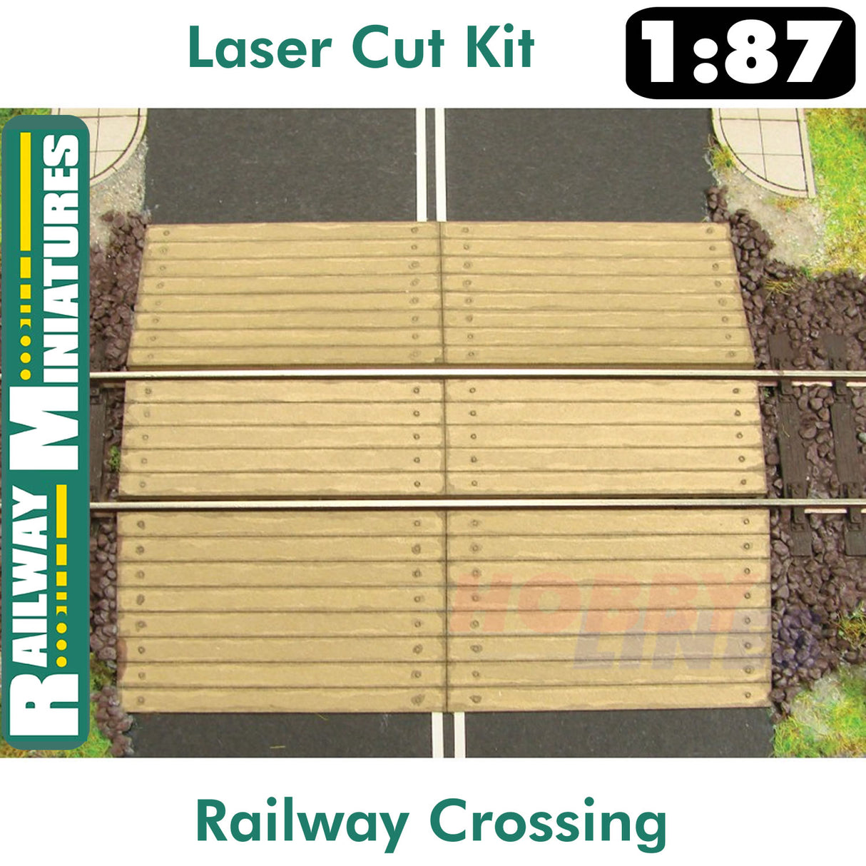 RAILWAY CROSSING kit HO 1:87 Vessel RAILWAY MINIATURES 064