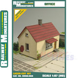 OFFICE Building kit HO 1:87 Vessel RAILWAY MINIATURES 066