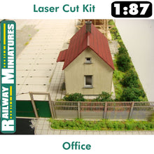 Load image into Gallery viewer, OFFICE Building kit HO 1:87 Vessel RAILWAY MINIATURES 066
