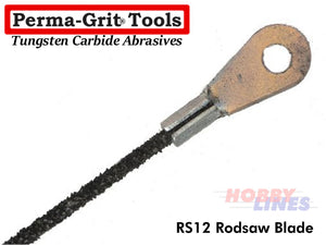 Perma-Grit RS12 12" RODSAW 305mm Rod Saw Tungsten Grit Blade Permagrit