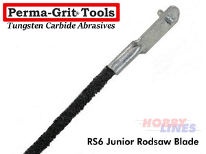 Perma-Grit RS6 6" JUNIOR RODSAW 152mm Jr Rod Saw Tungsten Grit Blade Permagrit