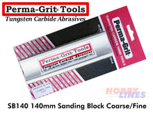 Load image into Gallery viewer, Perma-Grit SB140 SANDING BLOCK 140mm Coarse/Fine Double Sided Tungsten Carbide
