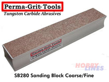 Load image into Gallery viewer, Perma-Grit SB280 SANDING BLOCK 280mm Coarse/Fine Double Sided Tungsten Carbide
