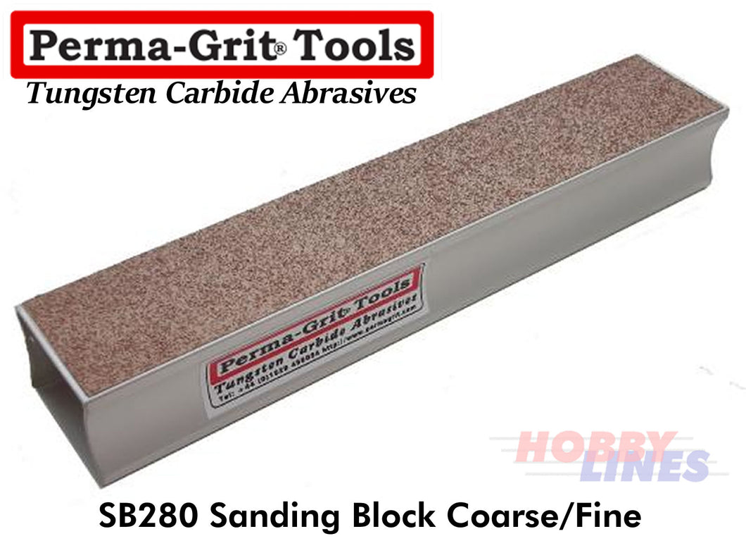 Perma-Grit SB280 SANDING BLOCK 280mm Coarse/Fine Double Sided Tungsten Carbide
