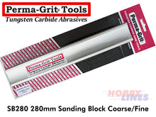 Load image into Gallery viewer, Perma-Grit SB280 SANDING BLOCK 280mm Coarse/Fine Double Sided Tungsten Carbide
