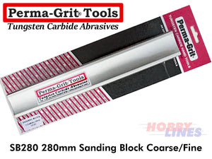 Perma-Grit SB280 SANDING BLOCK 280mm Coarse/Fine Double Sided Tungsten Carbide
