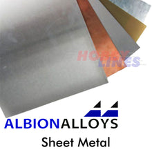 Load image into Gallery viewer, Sheet Metal 4x10&quot; ALBION ALLOYS Precision Metal Model Materials Various Sizes SM
