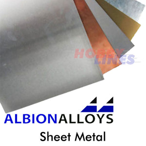 Sheet Metal 4x10" ALBION ALLOYS Precision Metal Model Materials Various Sizes SM