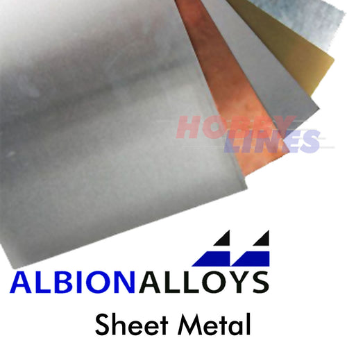 Sheet Metal 100mm x 250mm ALBION ALLOYS Precision Materials Various Sizes SMM