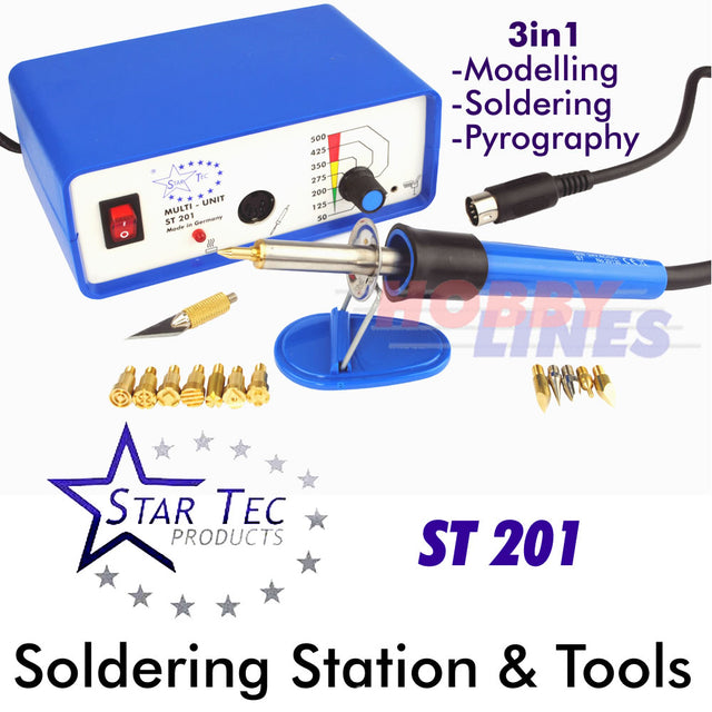 Soldering Station Tools30W Low Temp Modelling Soldering Pyrography StarTec ST201