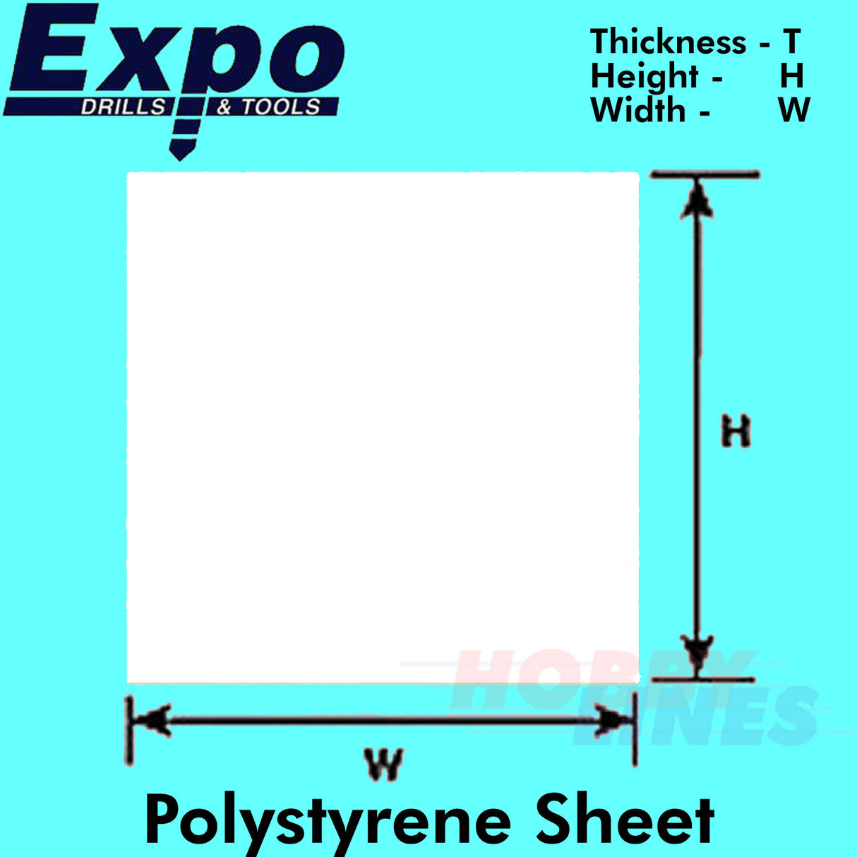 STYRENE SHEET Range 0.25-2.00mm 228x330mm A4 polystyrene plastic ABS Expo Tools