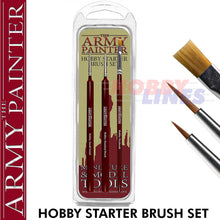 Load image into Gallery viewer, HOBBY STARTER BRUSH SET Rotmarder Sable Paint Brushes The Army Painter TL5043p
