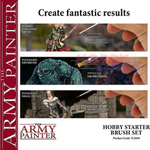 Load image into Gallery viewer, HOBBY STARTER BRUSH SET Rotmarder Sable Paint Brushes The Army Painter TL5043p
