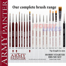 Load image into Gallery viewer, HOBBY STARTER BRUSH SET Rotmarder Sable Paint Brushes The Army Painter TL5043p
