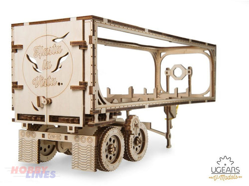 TRAILER for Heavy Boy Truck VM-03 Wooden Mechanical 3D Model Puzzle uGears 70057