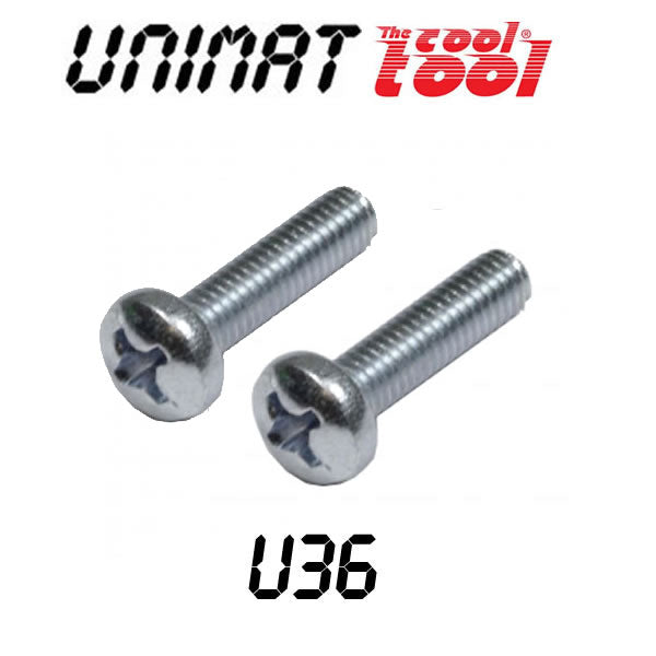 UNIMAT Parts & Accessories - U36 2 x PAN HEAD Bolt Screw M4 X 16mm U36