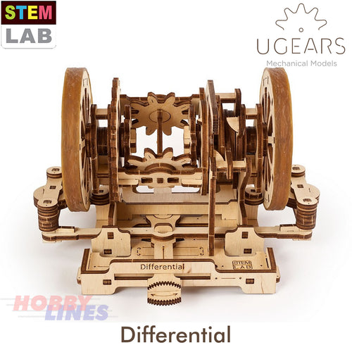 DIFFERENTIAL STEM Lab Wooden Construction Mechanical Puzzle 3D kit uGears 71032