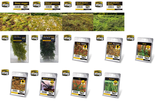 AMMO By Mig Jimenez Full Range of Vegetation Products (Choose Your Vegetation)