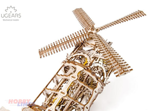 TOWER WINDMILL Wooden Mechanical Construction Mill 3D Puzzle kit uGears 70055
