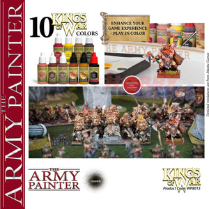 Kings of War DWARF'S PAINT SET water based acrylics Army Painter WP8015P