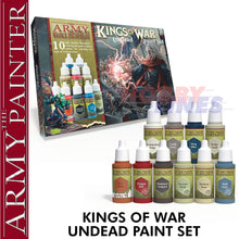 Load image into Gallery viewer, Kings of War UNDEAD PAINT SET water based acrylics Army Painter WP8016P
