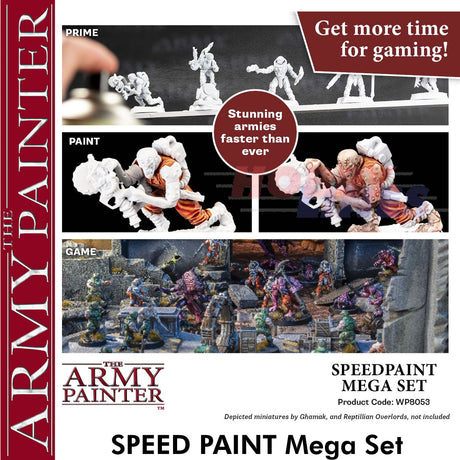 SPEEDPAINT MEGA PAINT SET Speed Paint water based acrylics Army Painter WP8053P