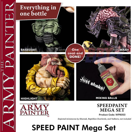 SPEEDPAINT MEGA PAINT SET Speed Paint water based acrylics Army Painter WP8053P