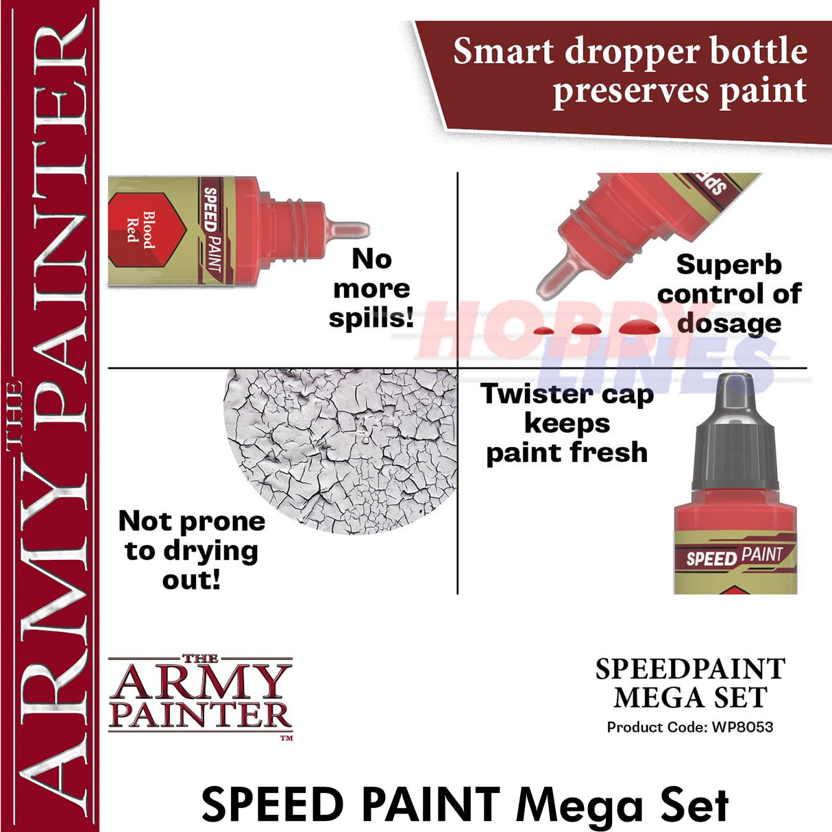 SPEEDPAINT MEGA PAINT SET Speed Paint water based acrylics Army Painter WP8053P